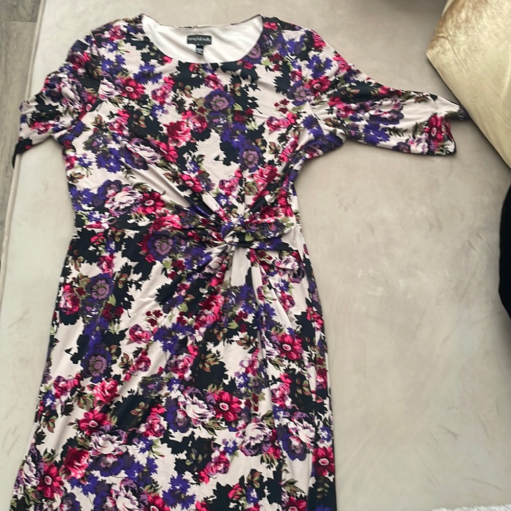 Long tall sally floral midi dress